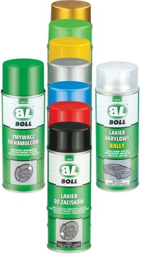 ZESTAW DO ZACISKÓW HAMULCOWYCH BOLL SPRAY 7 KOLORÓW DO WYBORU + BEZBARWNY