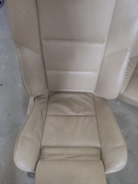 BMW E60 M-PACK СИДЕНЬЯ SEAT UK БЕЖЕВАЯ КОЖА