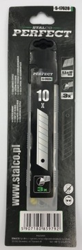НОЖ ЛЕЗВИЯ 18мм 10ШТ STALCO PERFECT S-17628