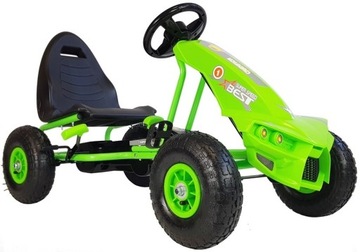 Wielki Sportowy Gokart pompowane koła łożyskowane