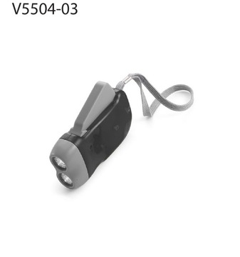 50 x Latarka na dynamo 2 LED TWÓJ NADRUK elektronika