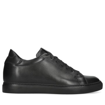 Czarne sneakersy podwyższające Xavier +6 cm 40