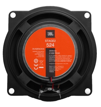 JBL STAGE2 604C 524 ДИНАМИКИ 4 ШТ. OPEL ASTRA H CORSA D ДВЕРИ ПЕРЕДНИЕ + ЗАДНИЕ