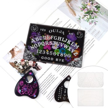 Forma do tabliczki Ouija Biżuteria z żywicy 2 szt