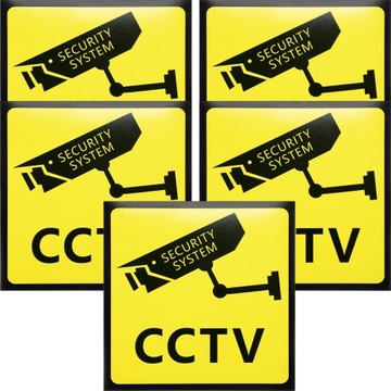 24 GODZINY OGLĄDANIA NAKLEJKI ETYKIETA BEZPIECZEŃSTWA CCTV
