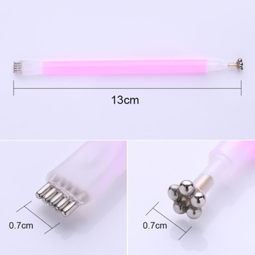 Кошачий глаз - Двусторонний магнит - Цветочный МАГНИТИЗЕР