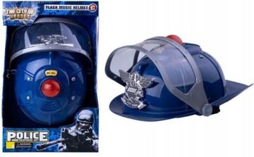 KASK Policyjny Z DŹWIĘKIEM W KARTONIE