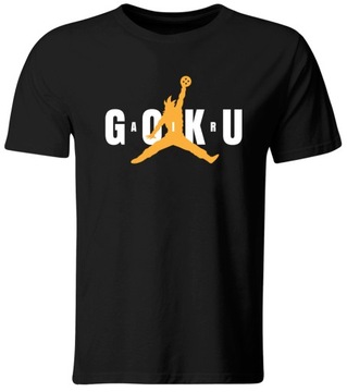KOSZULKA GOKU AIR SUPER SAIYAN DRAGON BALL DBZ, CZARNA, ROZ. XXL
