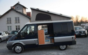 Ford Transit V 2003 Ford Transit 2.0D Kamper 7- Osobowy Klima Podnoszone lozko Sprowadzony
