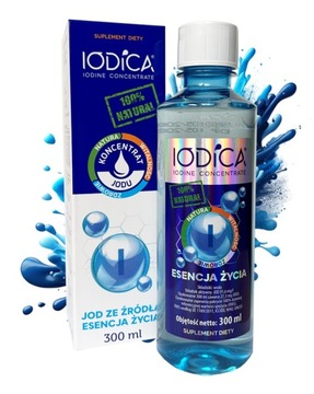 IODICA KONCENTRAT JODU NATURALNY JOD Z MINERAŁAMI Iodica 300ml TARCZYCA