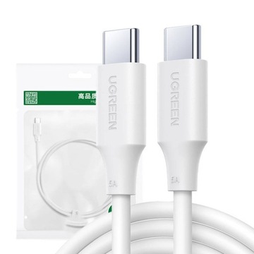UGREEN SZYBKI KABEL PRZEWÓD USB-C 2.0 DO USB-C 480MBPS FCP QC PD 100W 5A 1M