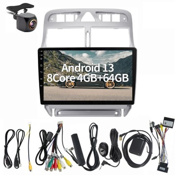 Radio samochodowe ANDROID 2DIN dla Peugeot 307 307CC 307SW 2007-2013