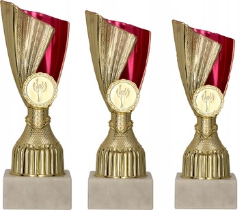 KOMPLET PUCHAR 9221 19 - 18 - 17 cm + GRAWER
