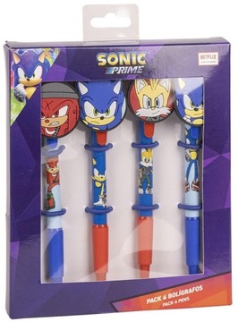 Netflix zestaw prezentowy oryginalnych długopisów Sonic Prime