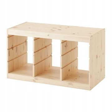 IKEA regał na zabawki TROFAST 94x44x52 brzoza RAMA