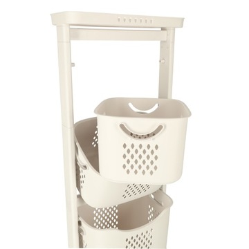 Контейнер для игрушек, корзина для одежды, тройной выдвижной органайзер.