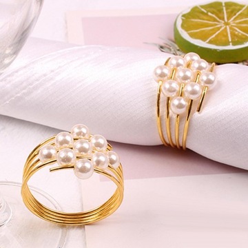 2шт металлические кольца для салфеток пряжки для салфеток для столовой