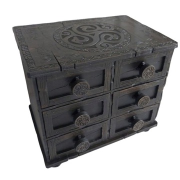 Шкатулка для драгоценностей с выдвижными ящиками, органайзер для деревянных коробок