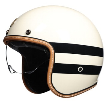 KASK otwarty MOTOCYKLOWY retro VINTAGE roz. XXL