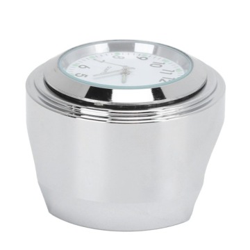 МОТОЦИКЛ РУЛЬ ЧАСЫ 22-25 ММ БЕЛЫЙ ЦИФЕРБЛАТ ХРОМ ПРОЧНЫЙ