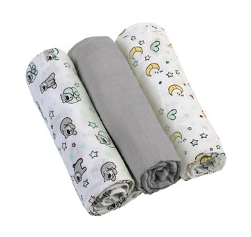 BabyOno Pieluszki muślinowe 70x70 Pieluchy 3szt