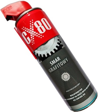 CX80 SMAR GRAFITOWY DUOSPRAY 500ML