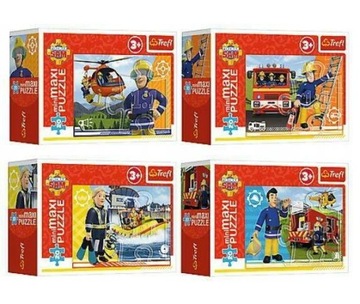 Trefl - Mini Maxi - Puzzle STRAŻAK SAM Mix 20el 3+