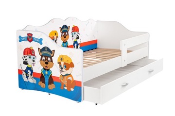 Детская кровать 180х80 с ящиком + матрас НЕЛИ