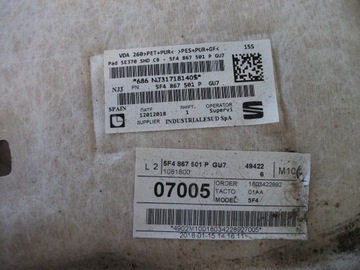 5F4867501P PODSUFITKA SEAT LEON III CUPRA 5F0 5F4