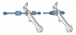 ŚCIĄGACZ TULEI ŁOŻYSK - ADAPTERY DO PRASY 34-90mm MAX 27el.