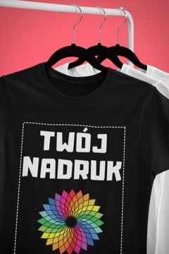 T-SHIRT KOSZULKA Z WŁASNYM NADRUKIEM GRAFIKĄ NAPISEM KREATOR SOL'S PREMIUM