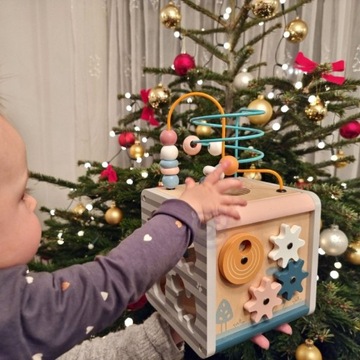 Viga PolarB Activity Box деревянный образовательный игровой центр кубик 5 в 1