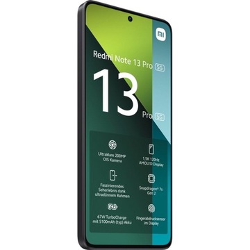 Смартфон Xiaomi Redmi Note 13 Pro 5G 8/256 ГБ Midnight Black 5100 мАч NFC