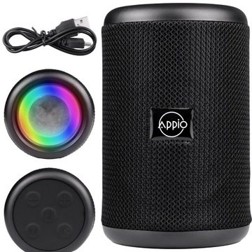 Bezprzewodowy głośnik przenośny RGB LED Kolorowy Bluetooth