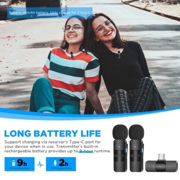 БЕСПРОВОДНОЙ МИНИ-МИКРОФОН BOYA BY-V20 с USB-C ДЛЯ СМАРТФОНОВ И НОУТБУКОВ