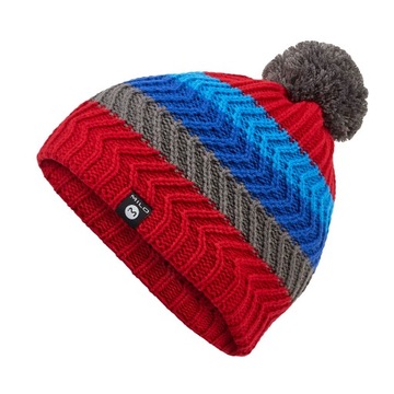 Czapka turystyczna Milo ZIBO red/blue/grey