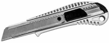 Nóż uniwersalny METALOWY nożyk do tapet 18 mm