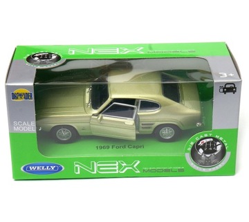 Ford Capri 1969 1:34 - 39 золото WELLY
