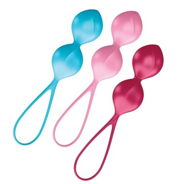 SATISFYER V Balls zestaw kulek gejszy 3sztb