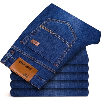 Men's Brand Stretch Jeans 2023 New Business Casual