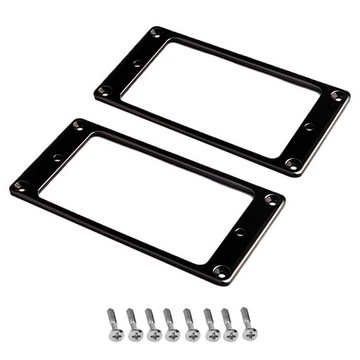 2 szt. Ramka do mocowania Humbuckera do gitar elektrycznych LP, czarna