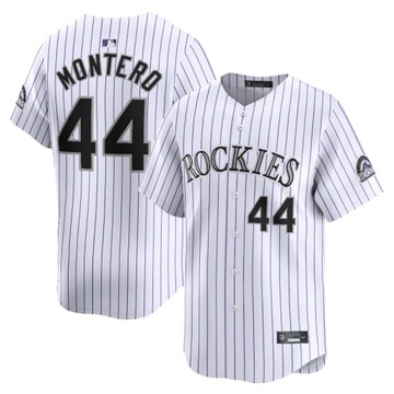 Biała koszulka zawodnika Elehuris Montero Colorado Rockies Home Limited,