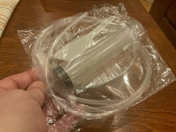 НАБОР ДЛЯ ЧИСТКИ ХОЛОДИЛЬНИКА ЗАСОРЕННЫЙ СЛИВ ЩЕТКА ШПРИЦ ШЛАНГ