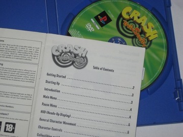 Игра CRASH TWINSANITY PS2 3xA BDB!! Игровая станция 2!