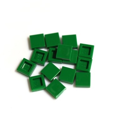 Lego klocek tile 1x1 3070b green 15szt