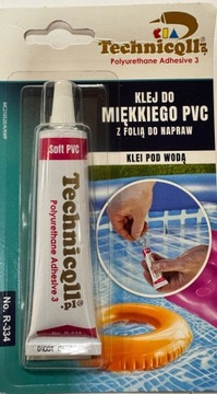 Klej do miękkiego PCV z folią do naprawy