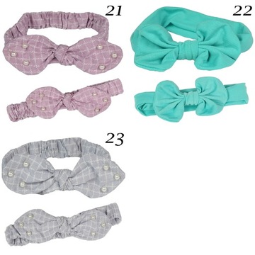 Детская повязка для волос в стиле пин-ап с эластичным бантом