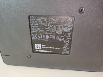 ДОК-СТАНЦИЯ DELL WD15 K17A USB-C Рабочая.