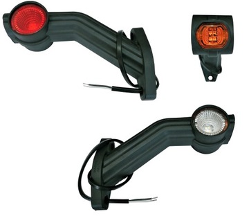 LAMPA OBRYSOWA ROGOWA LED FT-140F 3 funkcyjna Naczepa Laweta LEWA LUB PRAWA