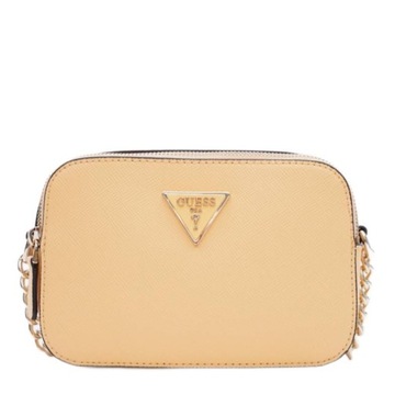 Guess Torebka Damska Listonoszka stylowa żółta Noelle Crossbody